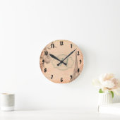 Paris Frankrijk Eiffel Monogram Initiaal Wall Cloc Ronde Klok (Huis)