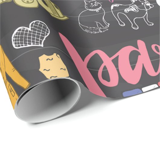 Paris Frankrijk Eiffel Tower Cadeaupapier (Rol Hoek)