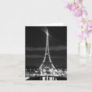 PARIS Frankrijk EIFFEL TOWER City of Lights Note C Kaart