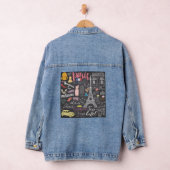 Paris Frankrijk Eiffel Tower Denim Jacket (Hangar)