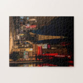 Paris Frankrijk Eiffel Tower Montmartre street Legpuzzel (Horizontaal)