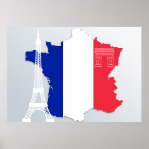 Paris Frankrijk Eiffel Tower Poster