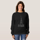 Paris Frankrijk Eiffel Tower Trui (Voorkant volledig)