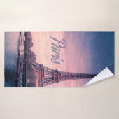 Paris Frankrijk eiffeltoren Badhanddoek (Badhanddoek)