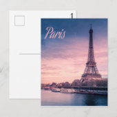 Paris Frankrijk eiffeltoren Briefkaart (Voorkant / Achterkant)