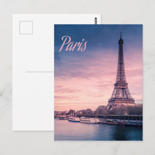 Paris Frankrijk eiffeltoren Briefkaart (Voorkant / Achterkant)