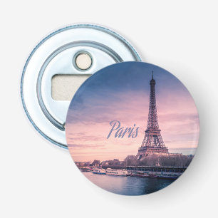 Paris Frankrijk eiffeltoren Button Flesopener