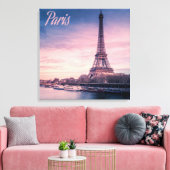 Paris Frankrijk eiffeltoren Canvas Afdruk (Insitu (Woonkamer))