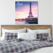Paris Frankrijk eiffeltoren Canvas Afdruk (Insitu (Slaapkamer))