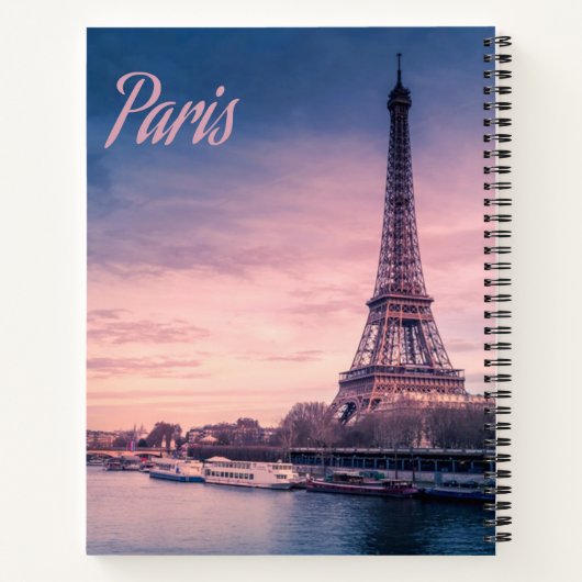 Paris Frankrijk eiffeltoren Notitieboek (Achterkant)