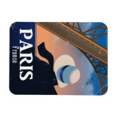 Paris Frankrijk Eiffeltoren reisposter Magneet (Horizontaal)