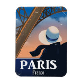 Paris Frankrijk Eiffeltoren reisposter Magneet (Verticaal)