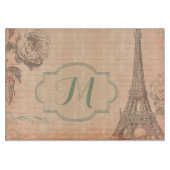 Paris Frankrijk Eiffeltoren Shab Glass Cutting Boa Snijplank (Voorkant)