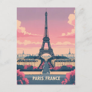 Paris Frankrijk Eiffeltoren_ Stadsgezicht Briefkaart