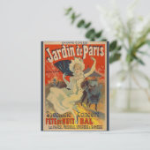 Paris Frankrijk  Frans concert Briefkaart (Staand voorkant)