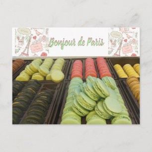 Paris Frankrijk Franse Macroons Briefkaart