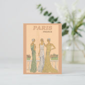  Paris Frankrijk Franse Vrouwen Mode Briefkaart (Staand voorkant)