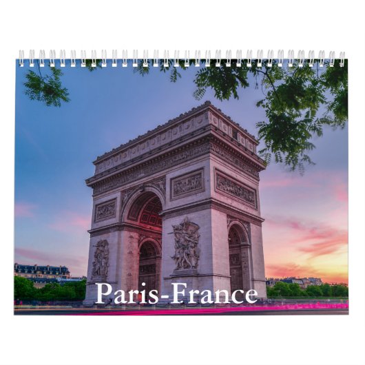 Paris-Frankrijk Kalender (Hoes)