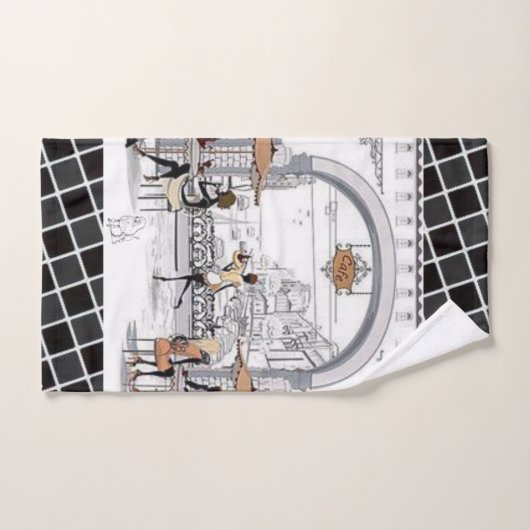 Paris Frankrijk Koffie Badkamer Handdoek Sets (Handdoek)