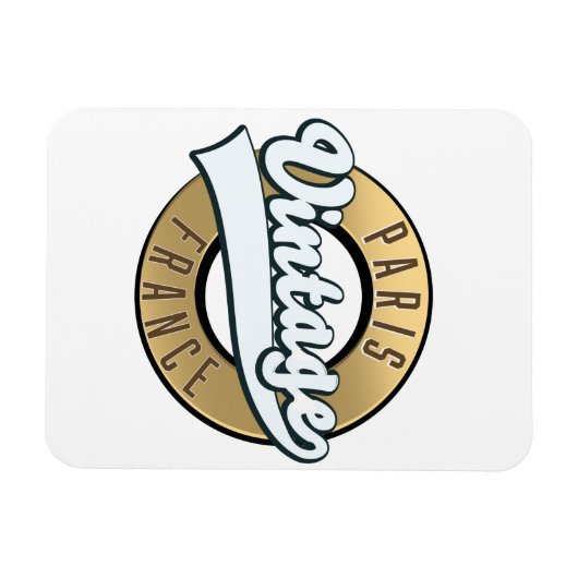 Paris Frankrijk  logo Magneet (Horizontaal)