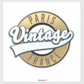Paris Frankrijk  logo Sticker (Vel)
