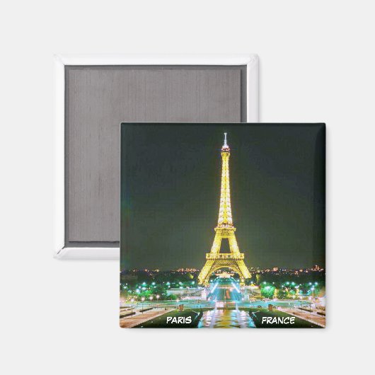 PARIS, FRANKRIJK MAGNEET (Voorkant / Achterkant)