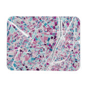 Paris Frankrijk Map Magneet (Horizontaal)