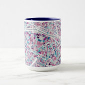 Paris Frankrijk Map Mok (Midden)