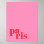 Paris Frankrijk moderne stad Poster (Voorkant)