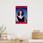 Paris, Frankrijk poster (Keuken)
