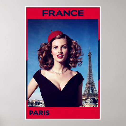 Paris, Frankrijk poster (Voorkant)