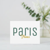 Paris, Frankrijk Souvenir Briefkaart (Staand voorkant)