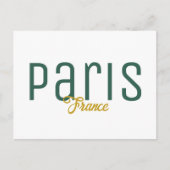 Paris, Frankrijk Souvenir Briefkaart (Voorkant)