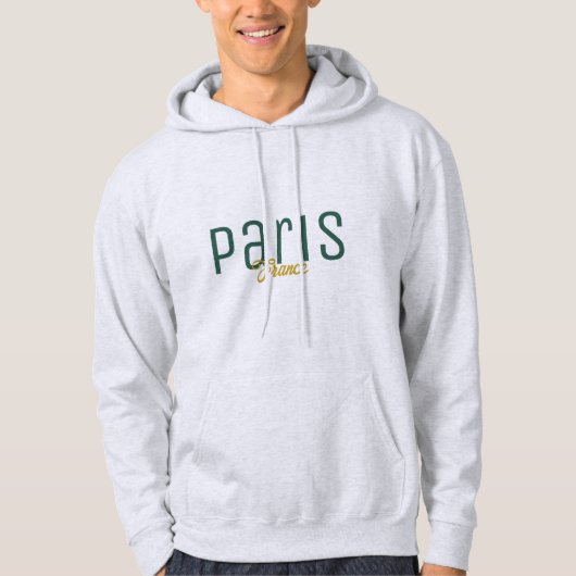 Paris, Frankrijk Souvenir Hoodie (Voorkant)