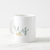 Paris, Frankrijk Souvenir Koffiemok (Voorkant links)