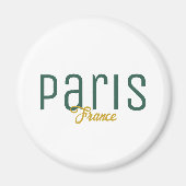 Paris, Frankrijk Souvenir Magneet (Voorkant)