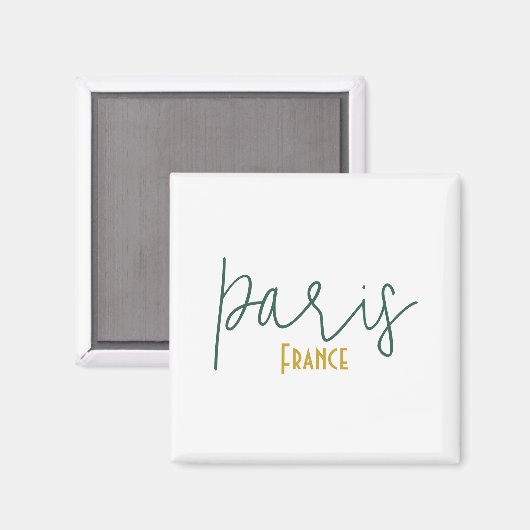 Paris, Frankrijk Souvenir Magneet (Voorkant / Achterkant)