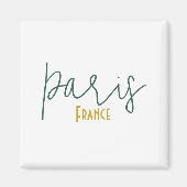 Paris, Frankrijk Souvenir Magneet (Voorkant)