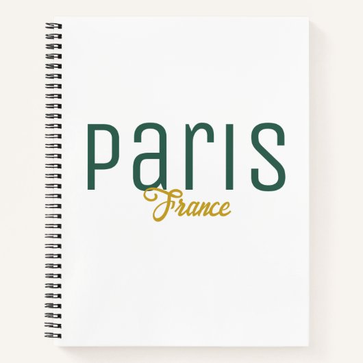 Paris, Frankrijk Souvenir Notitieboek (Voorkant)