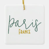 Paris, Frankrijk Souvenir Ornament (Voorkant)