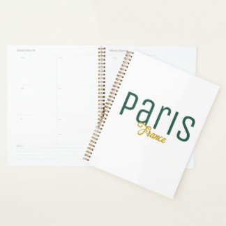Paris, Frankrijk Souvenir Planner