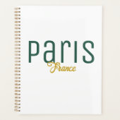 Paris, Frankrijk Souvenir Planner (Voorkant)