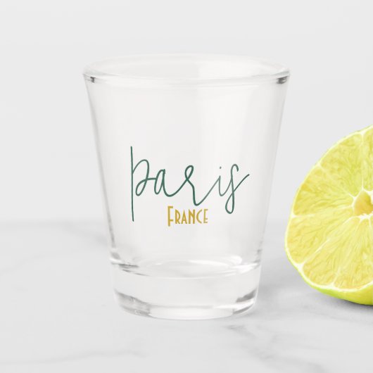 Paris, Frankrijk Souvenir Shot Glas (Voorkant)