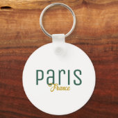 Paris, Frankrijk Souvenir Sleutelhanger (Voorkant)