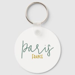 Paris, Frankrijk Souvenir Sleutelhanger