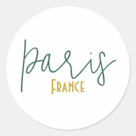 Paris, Frankrijk Souvenir Sticker