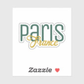 Paris, Frankrijk Souvenir Sticker (Vel)