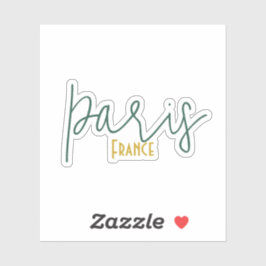 Paris, Frankrijk Souvenir Sticker
