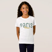 Paris, Frankrijk Souvenir T-shirt (Voorkant volledig)