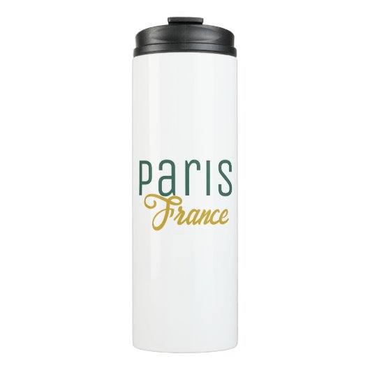 Paris, Frankrijk Souvenir Thermosbeker (Voorkant)